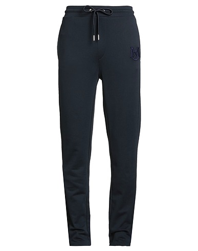 MONCLER Casual trouser Midnight blue 100% Cotton