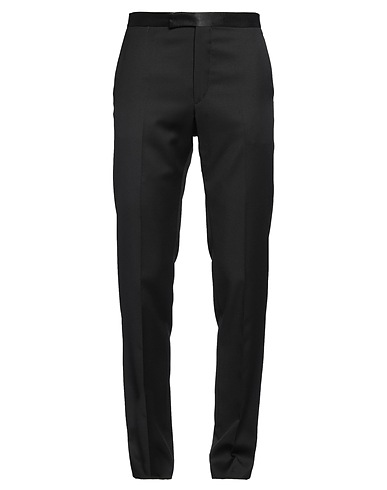 TAGLIATORE Casual trouser Charcoal 100% Super 110s Wool