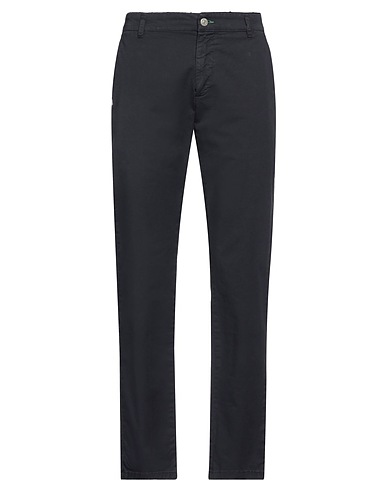 GREY DANIELE ALESSANDRINI Casual pants Midnight blue 98% Cotton, 2% Elastane
