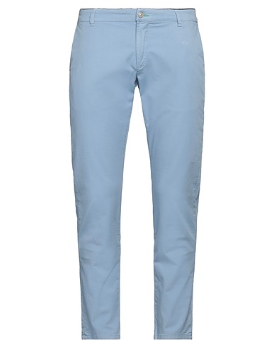 GREY DANIELE ALESSANDRINI Casual trouser 98% Cotton, 2% Elastane
