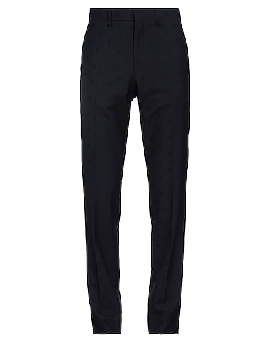 BURBERRY Casual παντελόνι Σκούρο μπλε της νύχτας 100% Μαλλί