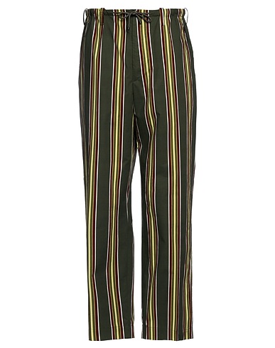 DRIES VAN NOTEN Casual trouser Green 100% Cotton