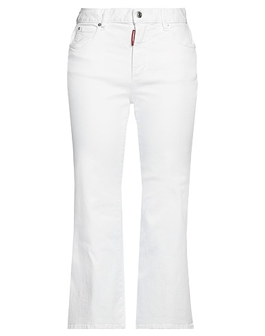 DSQUARED2 Denim pants White 98% Cotton, 2% Elastane