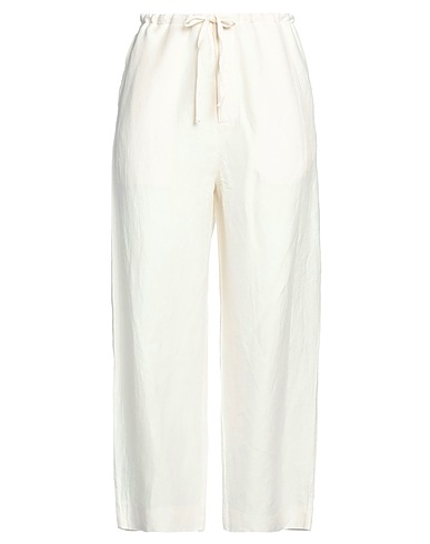 TUKIR Pantalone Avorio 61% Lino, 39% Cotone
