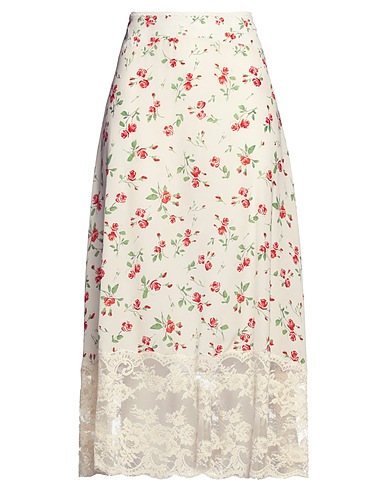 RABANNE Long skirt Ivory 100% Polyester