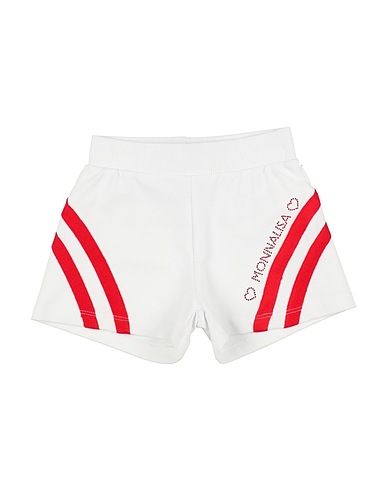 MONNALISA Шорты и бермуды SHORTS SPORTY FELPA STRET
BIANCO 95% Хлопок, 5% Эластан