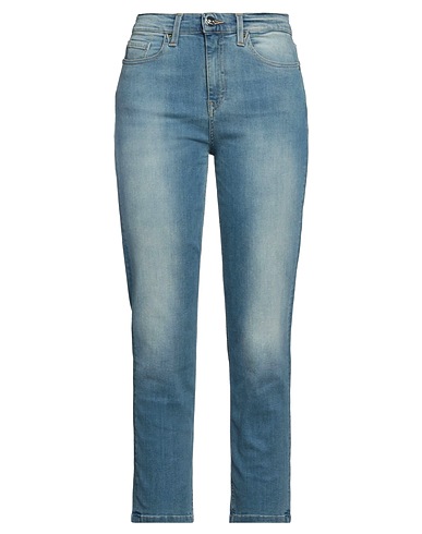 KAOS JEANS Denim pants Blue 87% Cotton, 11% Polyester, 2% Elastane