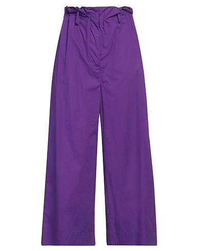 PINKO Casual trouser Purple 100% Cotton
