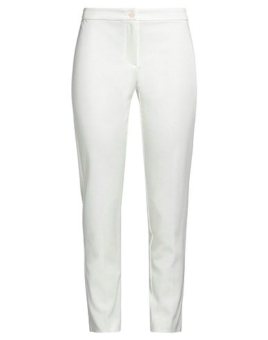 PENNYBLACK Casual trouser White 49% Acetate, 46% Cotton, 3% Polyamide, 2% Elastane