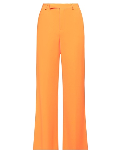 SIMONA CORSELLINI Casual trouser Orange 94% Polyester, 6% Elastane
