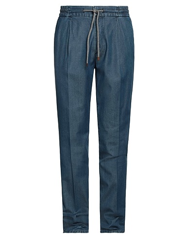 BRUNELLO CUCINELLI Casual trouser Blue 100% Cotton