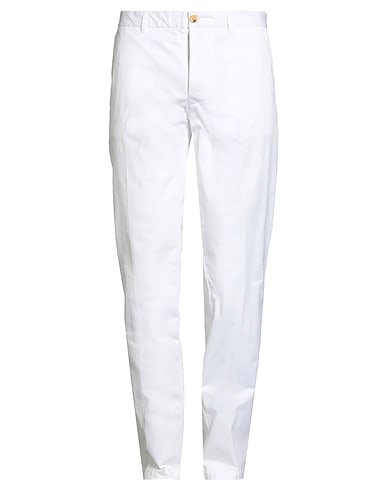 BLAUER. Casual pants White 97% Cotton, 3% Elastane