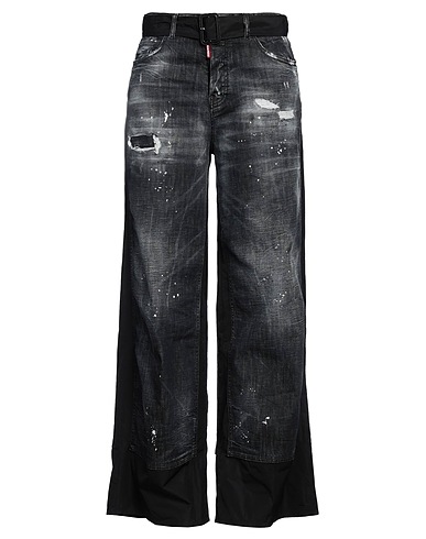 DSQUARED2 Denim trousers Black 98% Cotton, 2% Elastane, Polyester