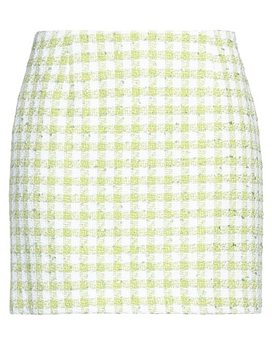 TAGLIATORE 02-05 Mini skirt Green 33% Polyester, 29% Cotton, 26% Polyamide, 10% Acrylic, 2% Other Fibres