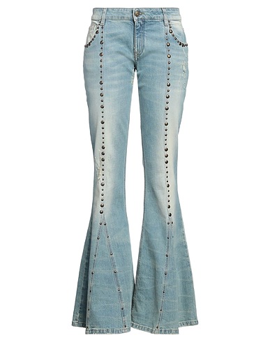 BLUMARINE Denim pants Blue 98% Cotton, 2% Elastane