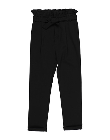 FUN & FUN Casual trouser Black 100% Polyester, Elastane