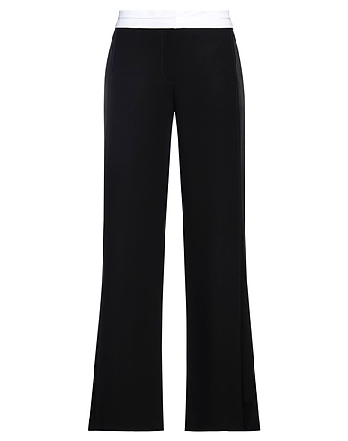VICTORIA BECKHAM Hosen Schwarz 88% Viskose, 12% Schurwolle, Acetat