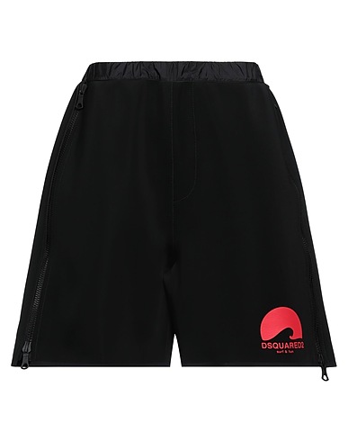 DSQUARED2 Shorts & Bermuda Nero 80% Poliammide, 20% Elastan