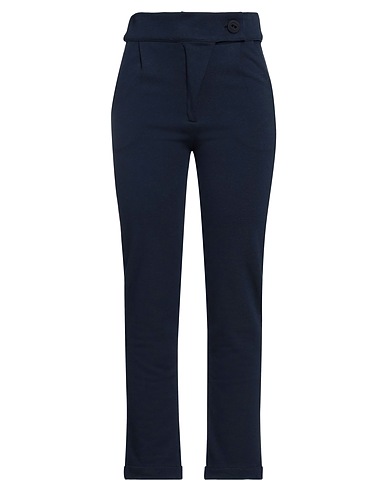 EMPATHIE Casual trouser Navy blue 100% Cotton
