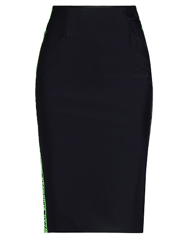 GCDS Midi skirt Black 80% Polyamide, 20% Elastane