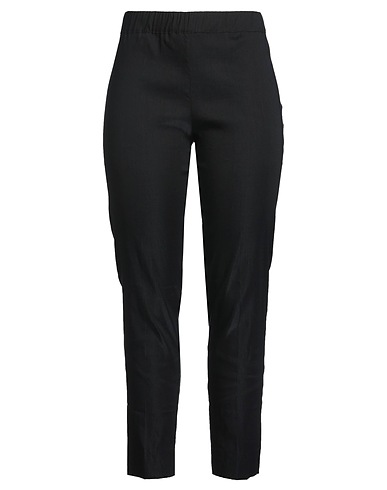D.EXTERIOR Pantalone Nero 69% Lino, 31% Elastan