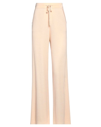 MAX & MOI Hosen Beige 70% Merinowolle, 20% Seide, 10% Kaschmir, Polyester