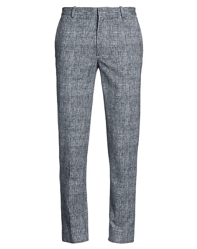 CIRCOLO 1901 Casual trouser Navy blue 97% Cotton, 3% Elastane