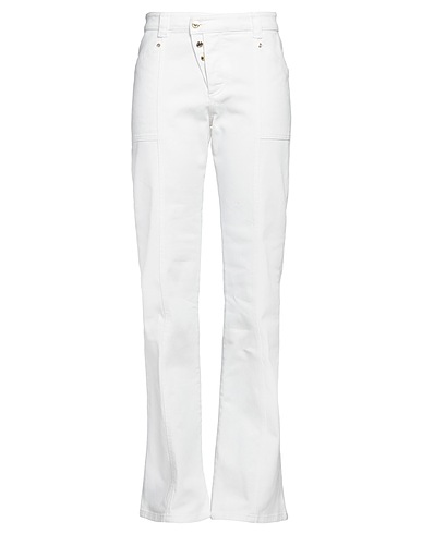 TOM FORD Bootcut Jeans Off white 97% Cotton, 3% Elastane