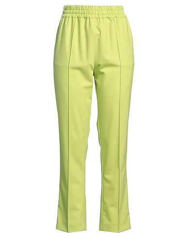 PHILOSOPHY di LORENZO SERAFINI Casual trouser Lime green 98% Wool, 2% Elastane