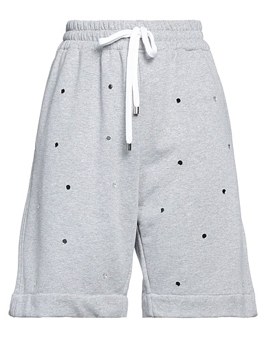 AMEN Shorts & Bermuda Light grey 70% Cotton, 30% Polyester