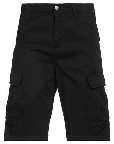 CARHARTT Shorts & Bermuda Nero 100% Cotone organico