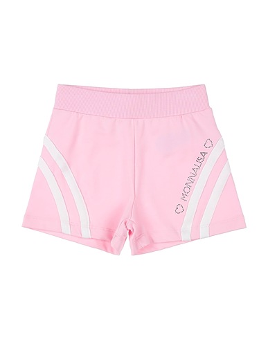 MONNALISA Shorts & Bermuda Pink 95% Cotton, 5% Elastane