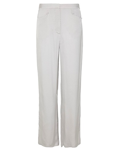 EMPORIO ARMANI Casual trouser Light grey 55% Viscose, 45% Cupro