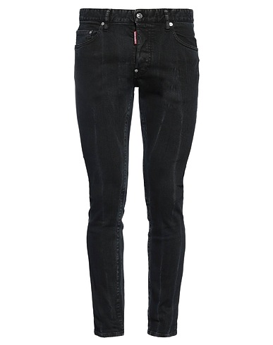 DSQUARED2 Denim trousers Black 97% Cotton, 3% Elastane