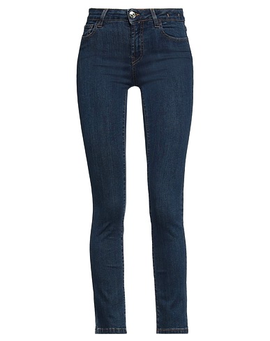 MY TWIN TWINSET Denim trousers Blue 90% Cotton, 8% Elastomultiester, 2% Elastane