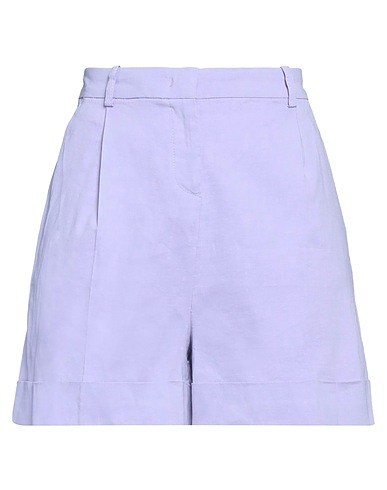 PINKO Shorts & Bermuda Lilac 59% Linen, 38% Viscose, 3% Elastane