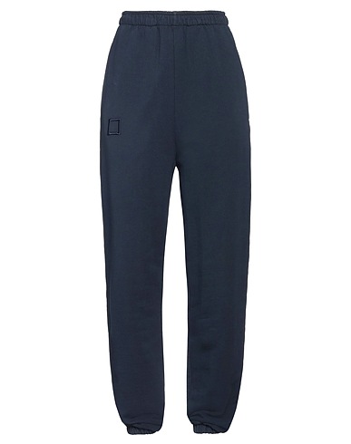 D.A.T.E. Casual trouser Navy blue 100% Cotton