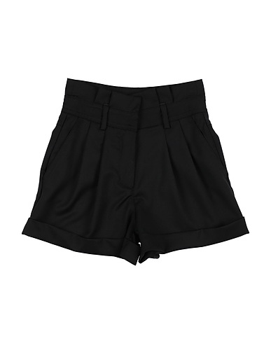 BALMAIN Shorts & Bermuda Black 100% Virgin Wool