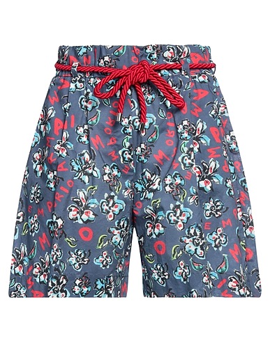 EMPORIO ARMANI Shorts & Bermuda Avio 100% Cotone, Poliestere, Viscosa