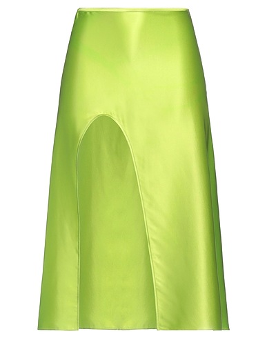 NUÉ Midi skirt Green 95% Silk, 5% Elastane