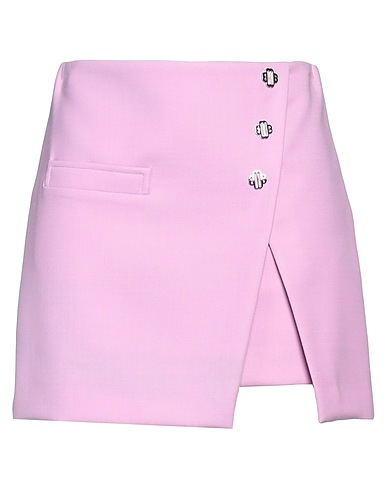 MAJE Mini skirt Lilac 54% Polyester, 43% Virgin Wool, 3% Elastane