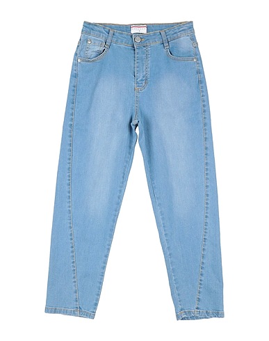 PACIOTTI Denim trousers Blue 99% Cotton, 1% Elastane