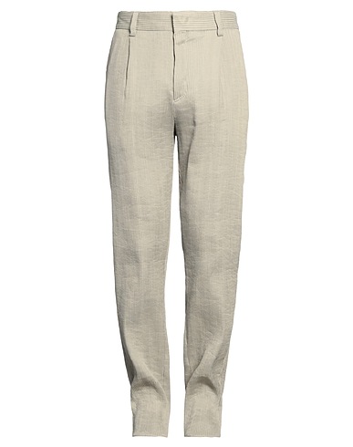GIORGIO ARMANI Casual trouser Grey 73% Ramie, 27% Cotton