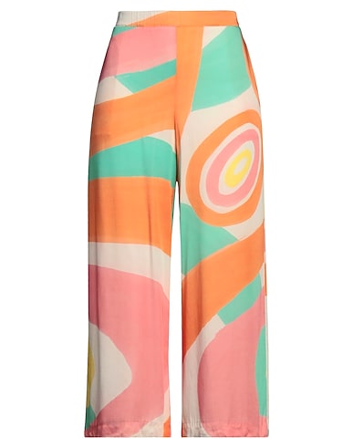 THEMIS Z Casual trouser Orange 100% Viscose