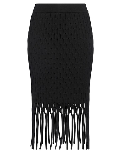 PINKO Midi skirt Black 72% Viscose, 28% Polyester