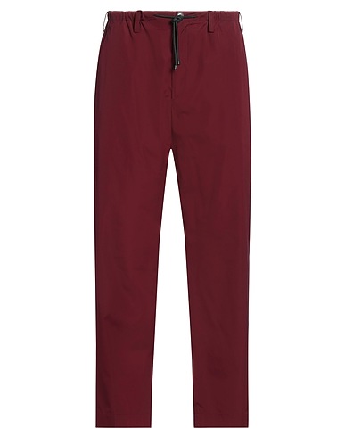 DRIES VAN NOTEN Casual pants Burgundy 100% Cotton