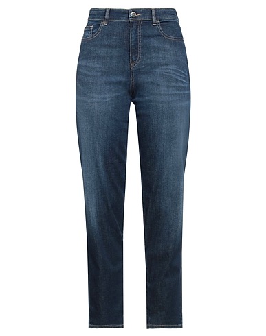 EMPORIO ARMANI Denim pants Blue 90% Cotton, 6% Elastomultiester, 4% Elastane