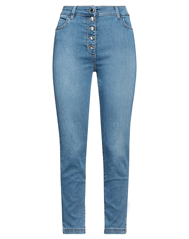 LIU •JO Denim trousers Blue 71% Cotton, 25% Polyester, 4% Elastane