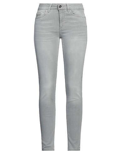 LIU •JO Denim pants Light grey 98% Cotton, 2% Elastane