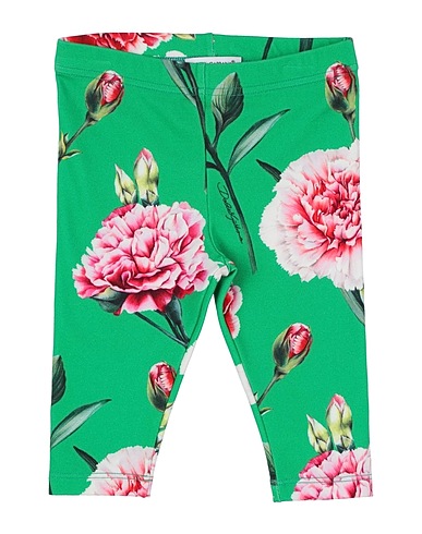 DOLCE&GABBANA Leggings VERDE 90% Cotton, 10% Elastane